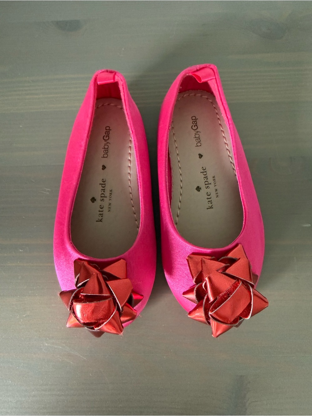 Kate Spade Ballet Flats with Gift Bow
